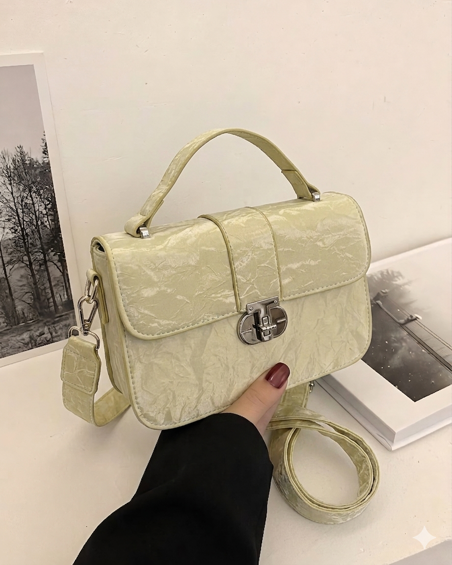 Soft Ivory Crossbody Bag