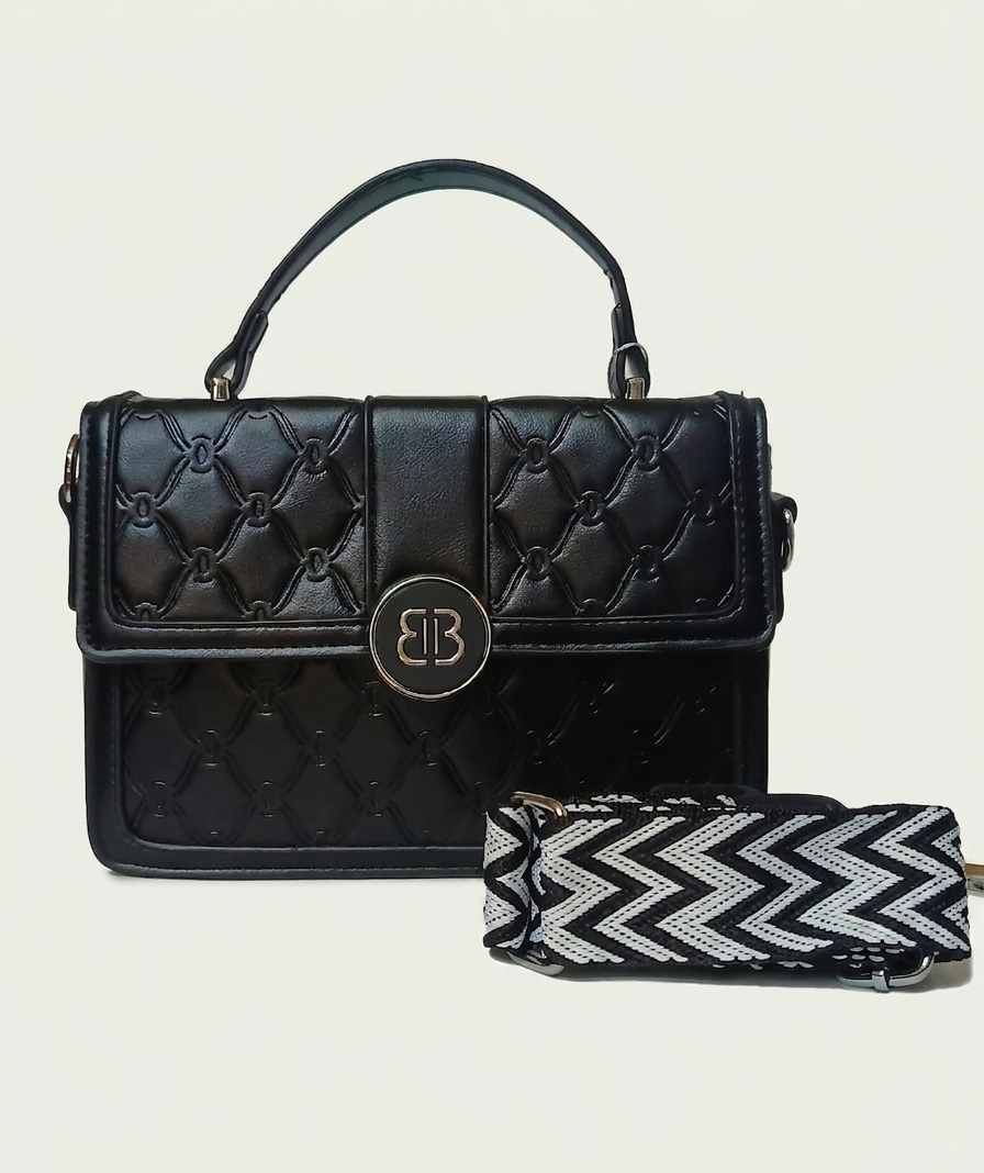 Black Diamond Crossbody Bag