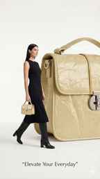 Soft Ivory Crossbody Bag