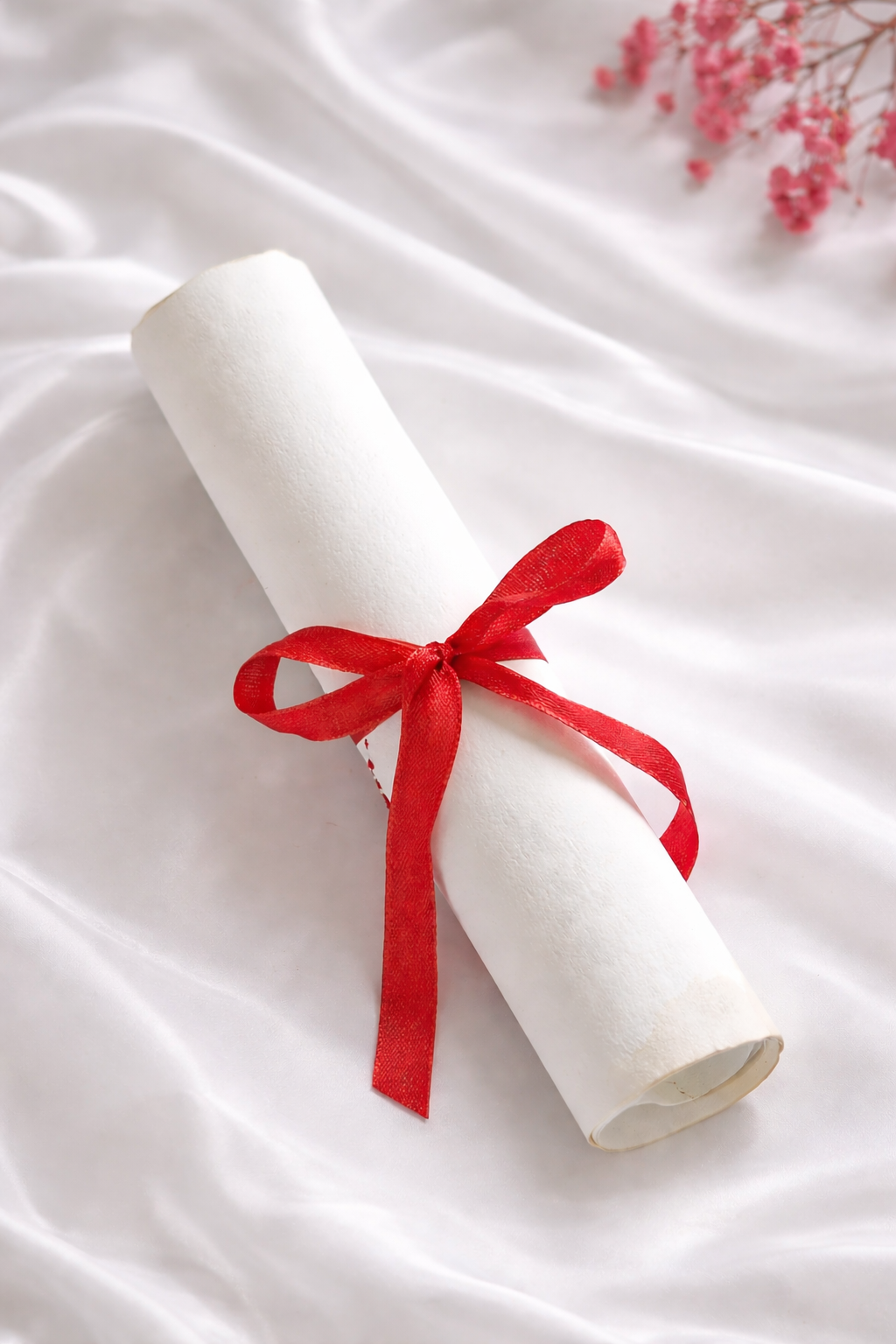 Customized scroll letter with vintage paper and personalized message for anniversary and surprise gifts in Pakistan