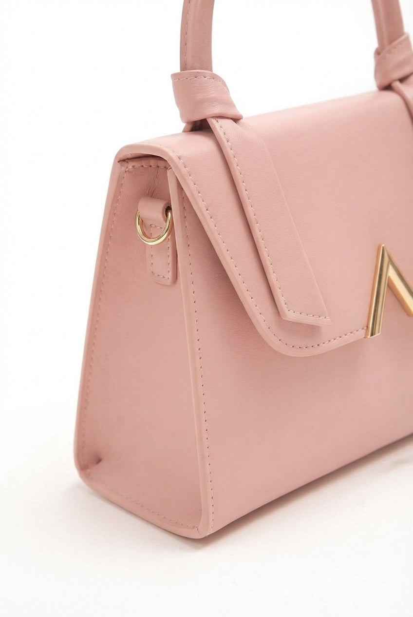 Silslah - Rosy Aura Knot Handle Handbag