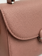 Dusty Rose Pebbled Leather Bag