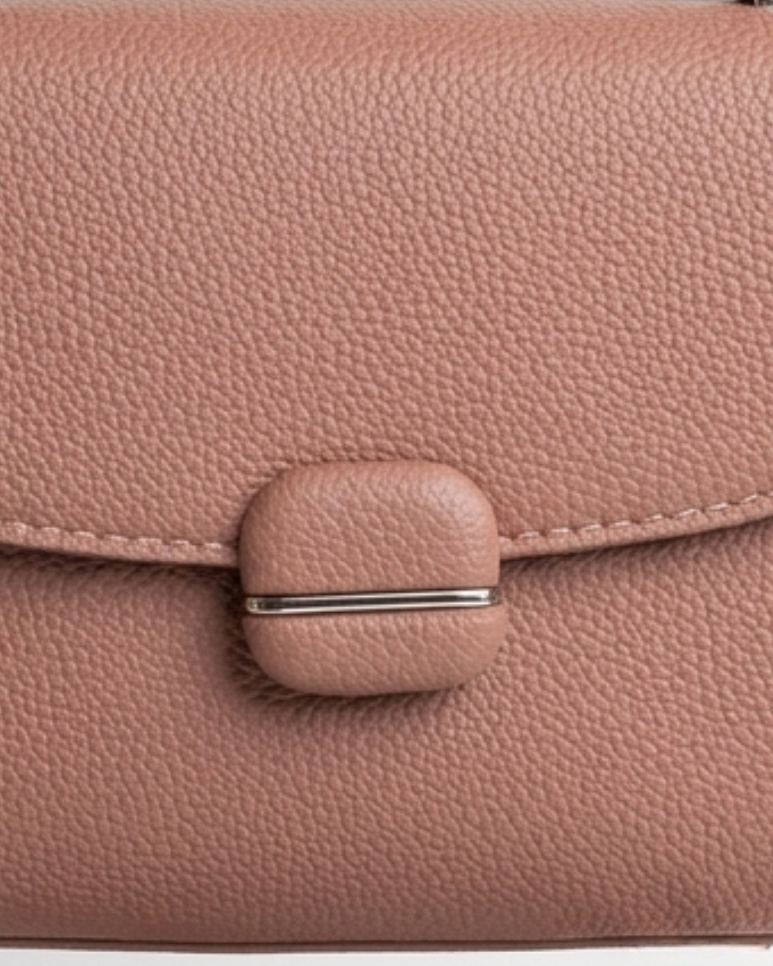 Dusty Rose Pebbled Leather Bag