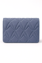 Trendy slate blue crossbody bag for girls in Pakistan featuring textured finish and compact design for casual outings - Reasonable bag