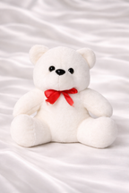 Soft Plush Teddy Bear with Ribbon | Custom Color | Silslah Store