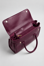 The Classic Burgundy Tote Bag - Silslah