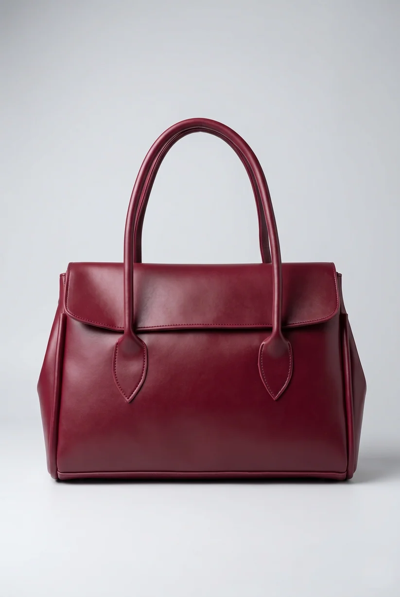 The Classic Burgundy Tote Bag - Silslah