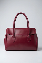 The Classic Burgundy Tote Bag - Silslah