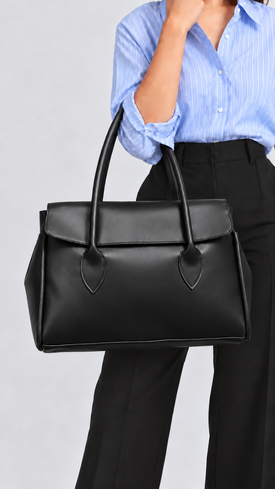 The Classic Black Tote Bag - Silslah