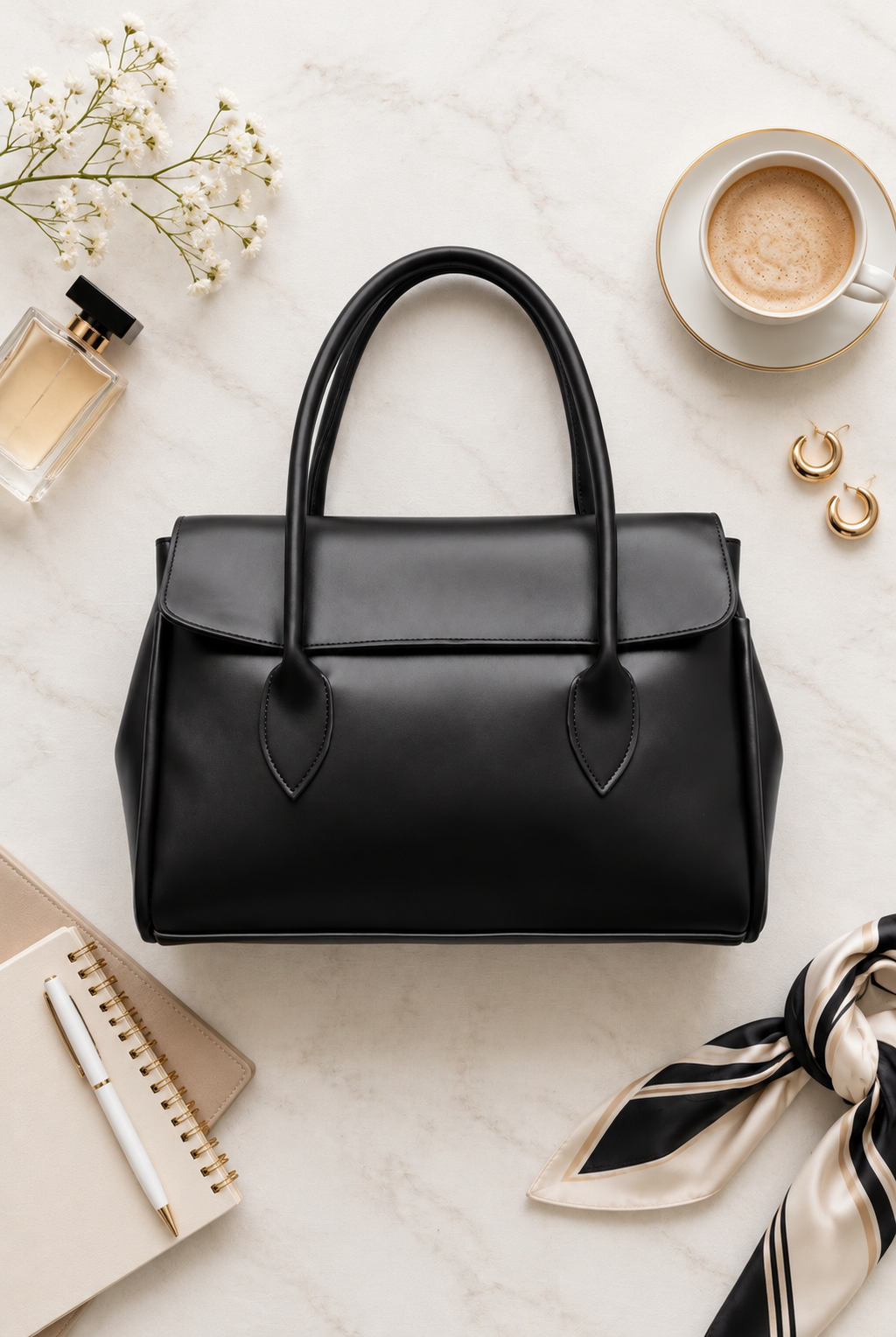 The Classic Black Tote Bag - Silslah